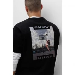 Hugo Dasketball T Shirt 8 Hugo Dasketball T Shirt -Outlet The Lux Evolve Store 59113903 xxl a3
