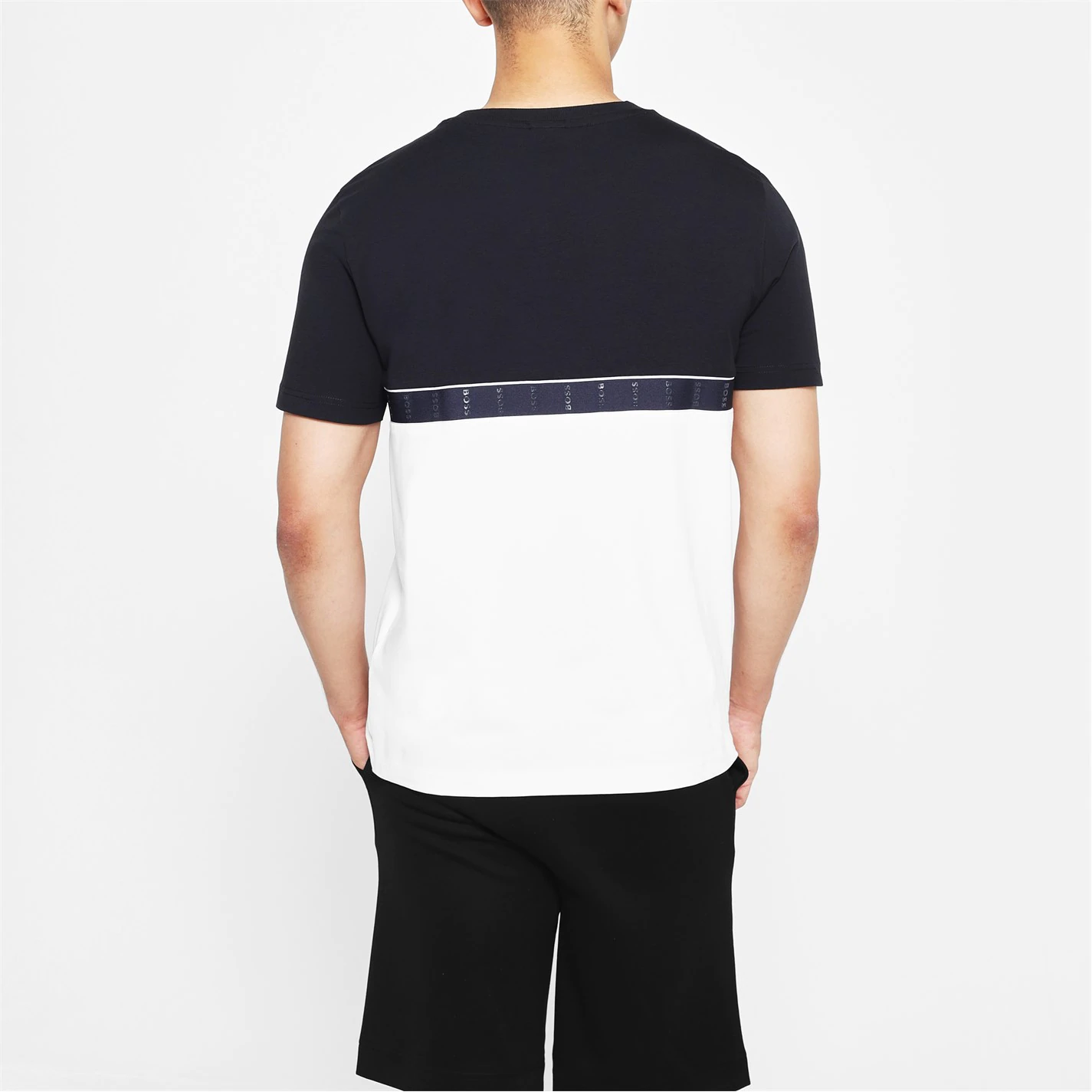 Boss Boss Tape T-Shirt Mens 3 Boss Boss Tape T-Shirt Mens - Image 3