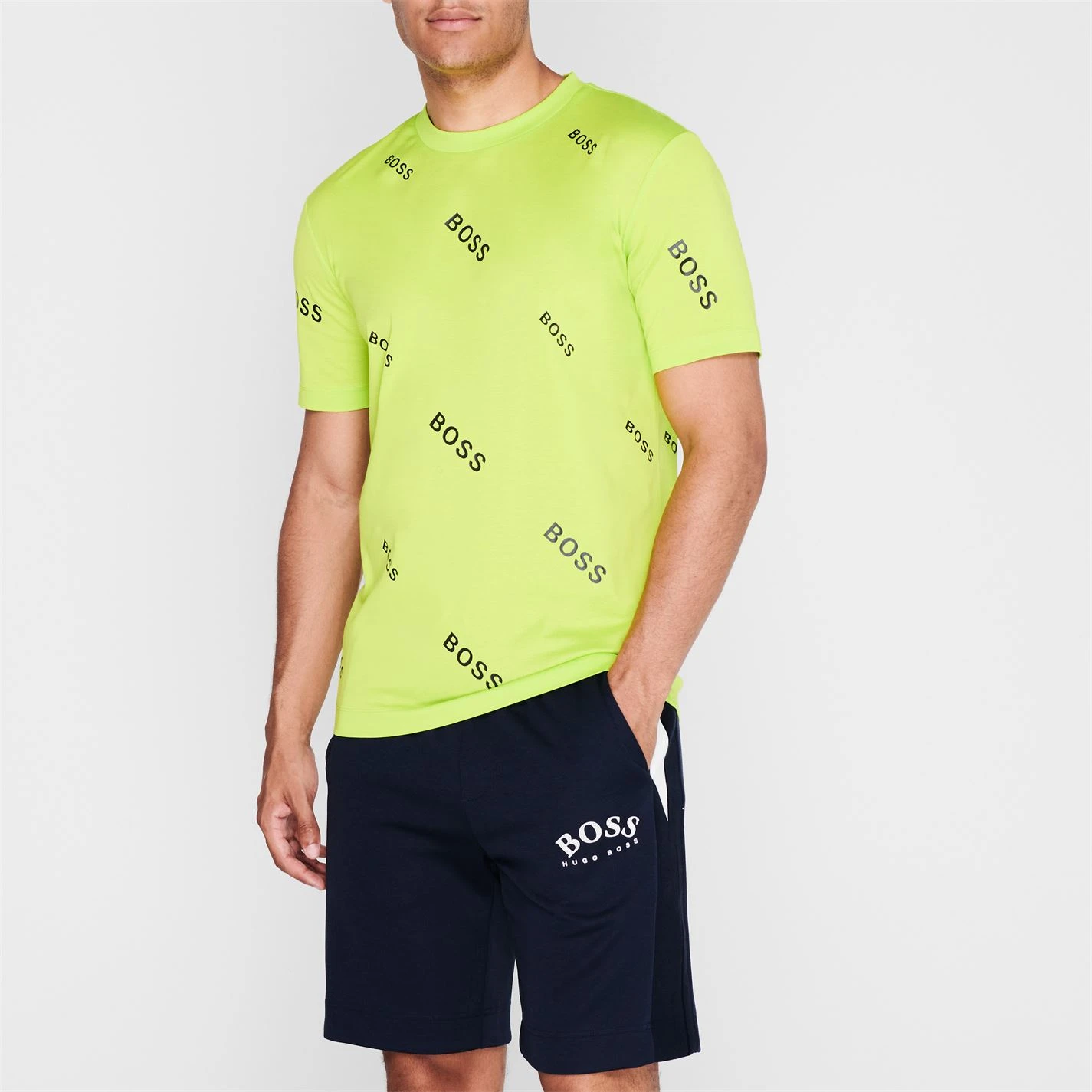 Boss Tiburt178 Logo T Shirt 2 Boss Tiburt178 Logo T Shirt - Image 2