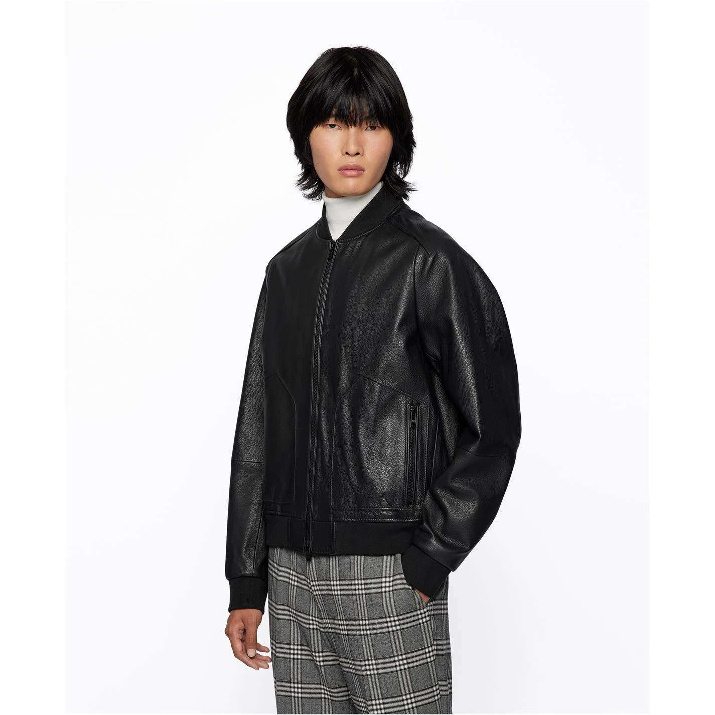 Boss Noran Leather Jacket 2 Boss Noran Leather Jacket - Image 2