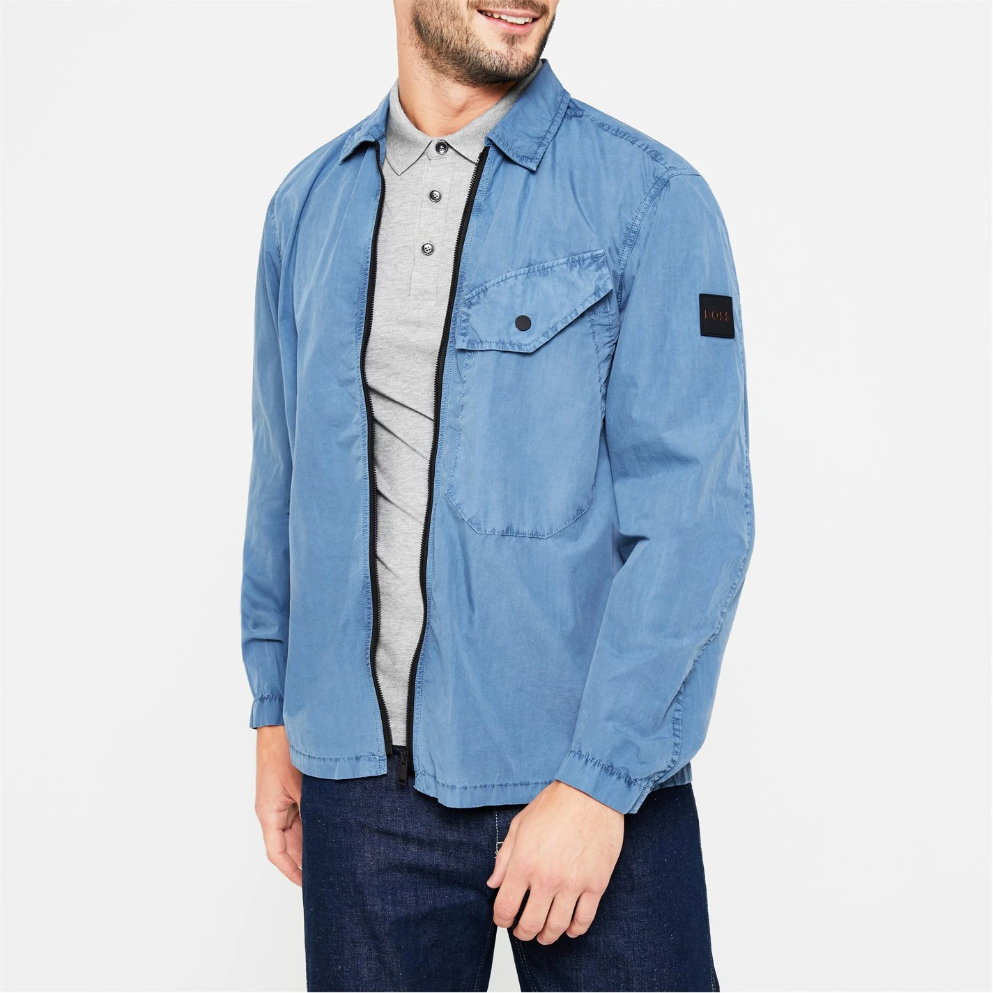 Boss Overshirt Mens 2 Boss Overshirt Mens - Image 2