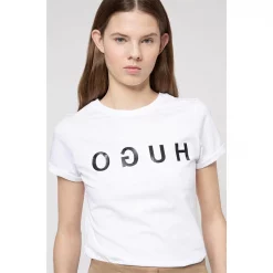 Hugo Logo Short Sleeve T Shirt -Outlet The Lux Evolve Store 64961101 xxl a3