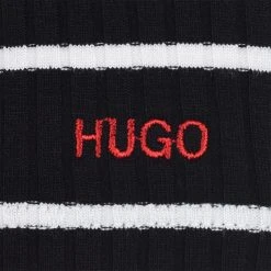 HUGO Darline Stripe T Shirt 5 HUGO Darline Stripe T Shirt -Outlet The Lux Evolve Store 66192803 xxl a2