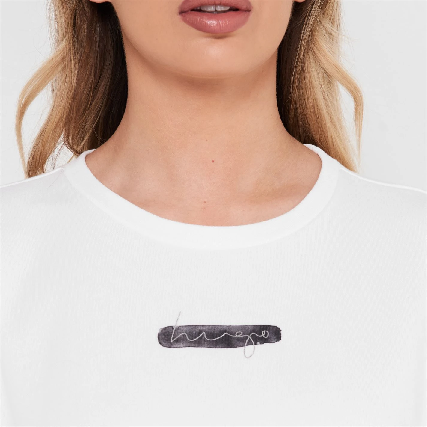 Hugo Logo Box Crew Neck Sweatshirt 4 Hugo Logo Box Crew Neck Sweatshirt - Image 4