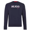 Hugo Double Logo Crew Neck Sweatshirt