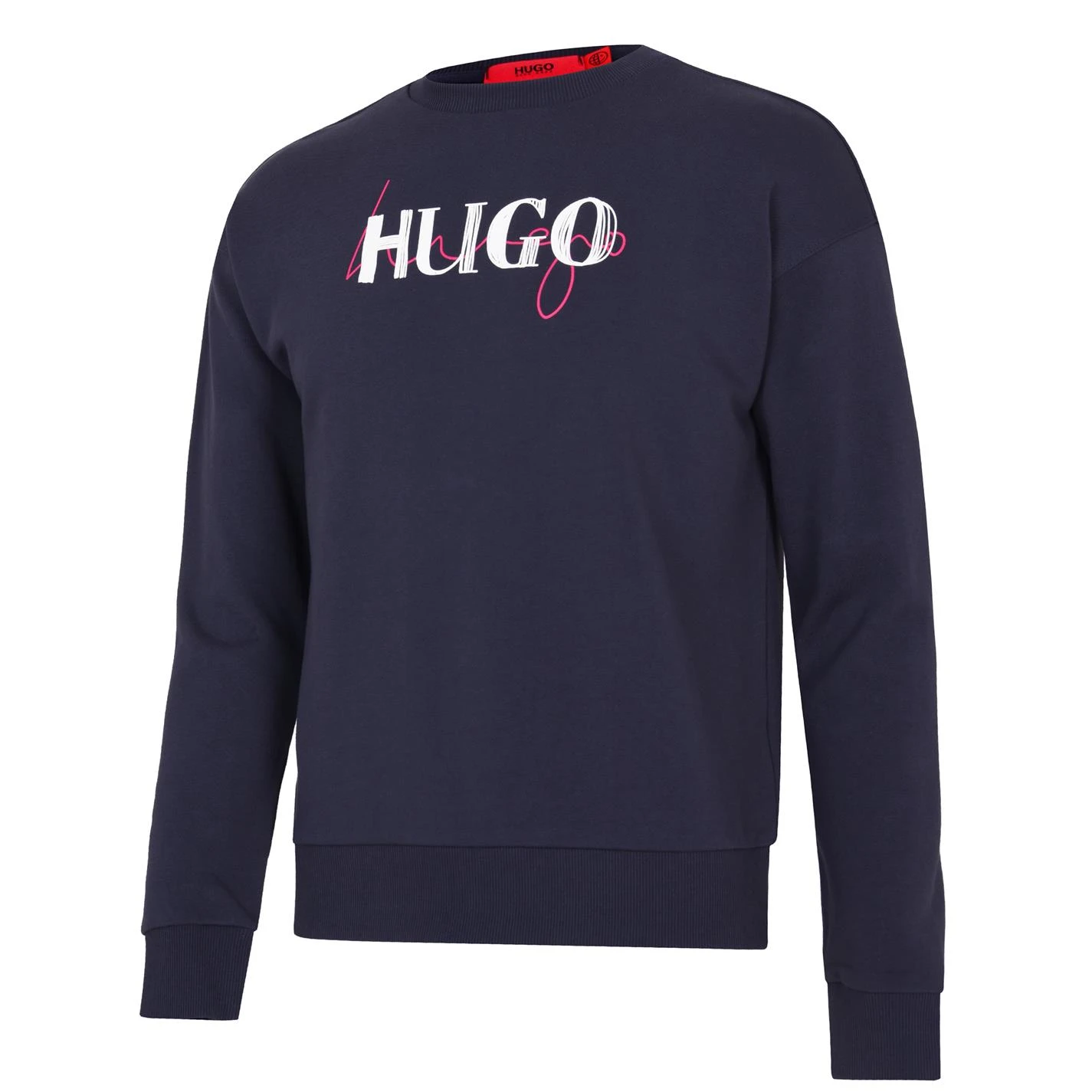 Hugo Double Logo Crew Neck Sweatshirt 6 Hugo Double Logo Crew Neck Sweatshirt - Image 6