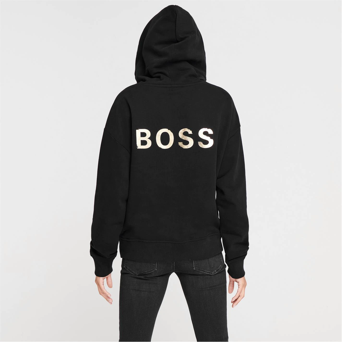 Boss Boss Eustce Gold Hoodie Ladies 4 Boss Boss Eustce Gold Hoodie Ladies - Image 4