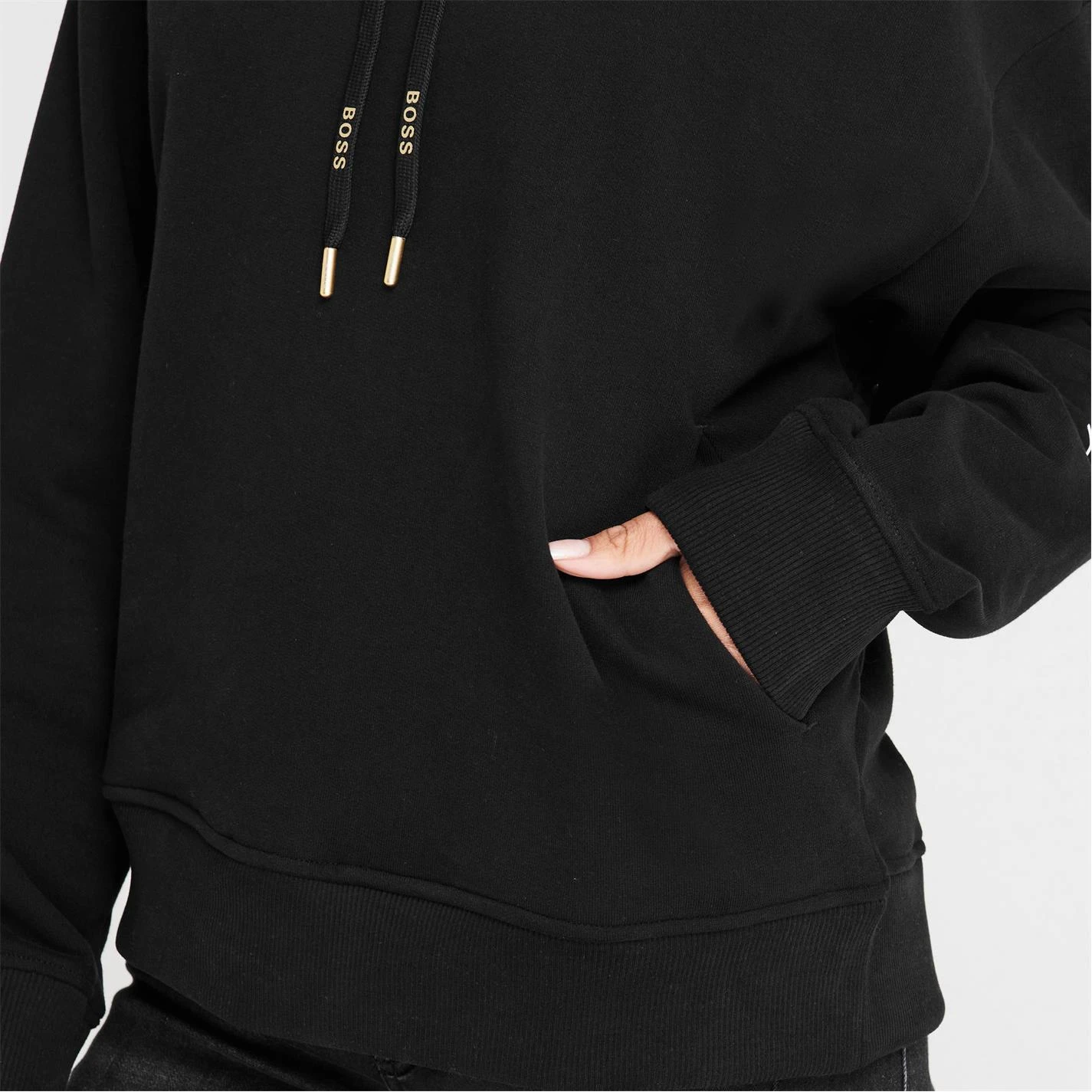 Boss Boss Eustce Gold Hoodie Ladies 6 Boss Boss Eustce Gold Hoodie Ladies - Image 6