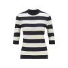 Boss Faleena Stripe Sweatshirt