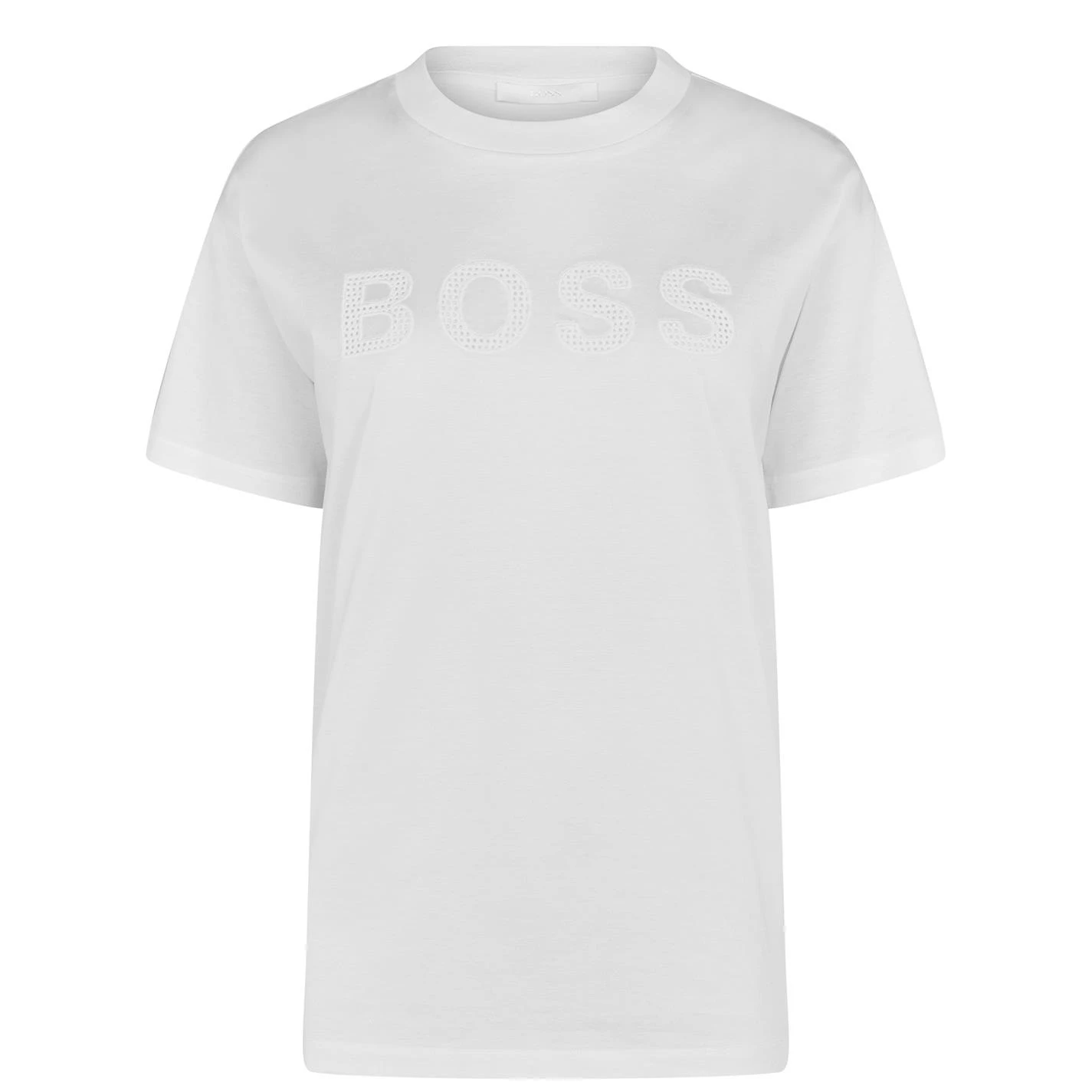 Boss Evica Embroidered T Shirt 1 Boss Evica Embroidered T Shirt