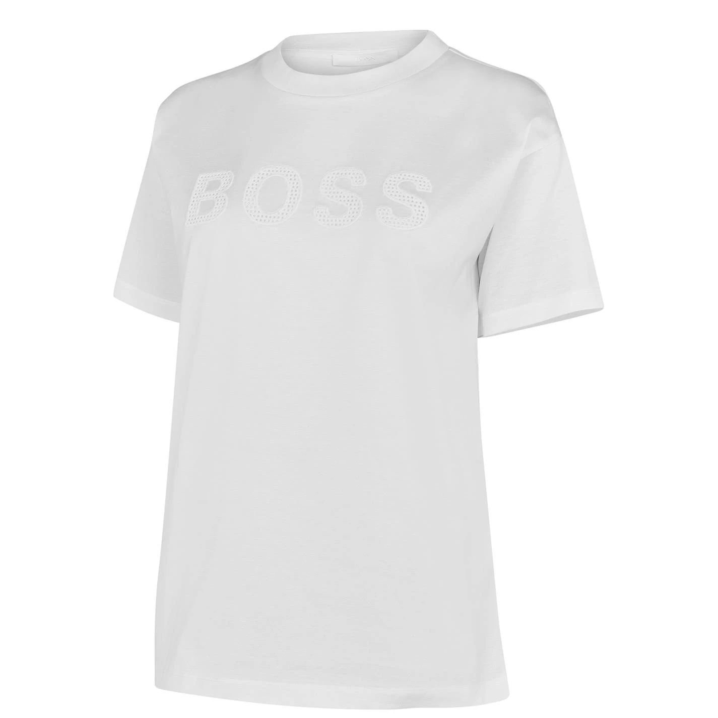 Boss Evica Embroidered T Shirt 3 Boss Evica Embroidered T Shirt - Image 3