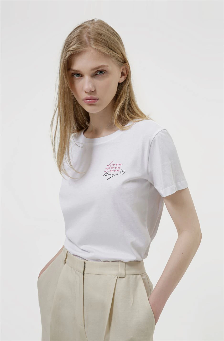 Hugo Cotton T Shirt 3 Hugo Cotton T Shirt - Image 3