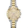 Boss Ladies BOSS Novia Gold Dial Two-Tone Bracelet Watch