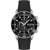 Boss Gents BOSS Admiral Black Silicone Strap Watch