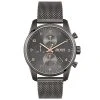 Boss Gents BOSS Skymaster Grey IP Mesh Strap Watch