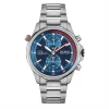 Boss Gents BOSS Globetrotter Stainless Steel Bracelet Watch