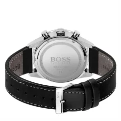 Boss Gents BOSS Pilot Edition Chrono Black Leather Strap Watch -Outlet The Lux Evolve Store 75555903 xxl a2