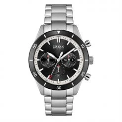Boss Gents BOSS Santiago Stainless Steel Bracelet Watch