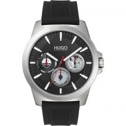 Hugo HUGO Gents Twist Stainless Steel Silicone Watch