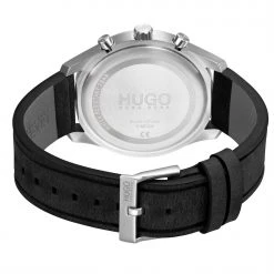 Hugo Gents Chase Stainless Steel Textured Black Dial Watch -Outlet The Lux Evolve Store 75957703 xxl a2