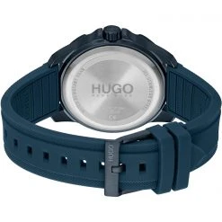 Hugo Gents Streetdiver Blue Silicone Strap Watch -Outlet The Lux Evolve Store 75979018 xxl a2
