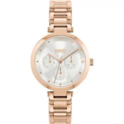 Hugo Ladies Hope Gold IP T Bar Watch