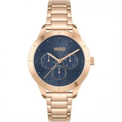 Hugo Ladies Friend Gold IP Stainless Steel Bracelet