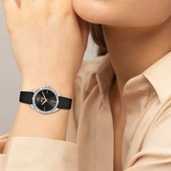 Boss Ladies BOSS Felina Black Leather Strap Watch -Outlet The Lux Evolve Store 98132703 xxl a3
