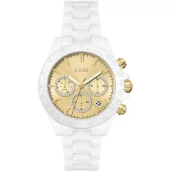 Boss Ladies BOSS Novia White Ceramic Watch