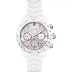 Boss Ladies BOSS Novia White Ceramic Watch
