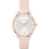 Boss Ladies BOSS Pura Pink Leather Strap Watch