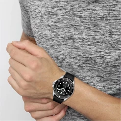 Boss Gents BOSS Ace Black Silicone Strap Watch -Outlet The Lux Evolve Store 98315803 xxl a4