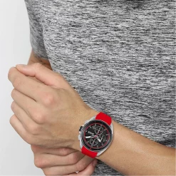 Boss Gents BOSS Volane Red Silicone Strap Watch -Outlet The Lux Evolve Store 98903308 xxl a4