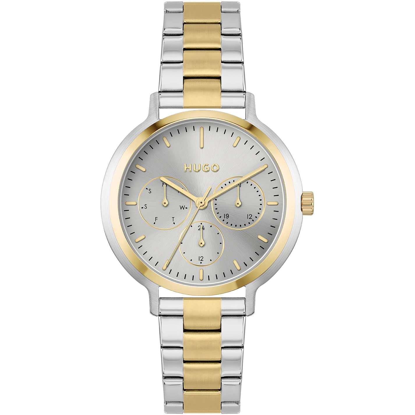 Hugo Ladies HUGO #EDGY Two-Tone Bracelet Watch 1 Hugo Ladies HUGO #EDGY Two-Tone Bracelet Watch