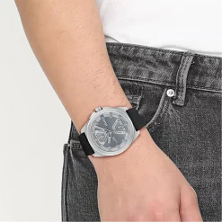 Hugo Gents HUGO #EXPOSE Black Leather Strap Watch -Outlet The Lux Evolve Store 99393503 xxl a4