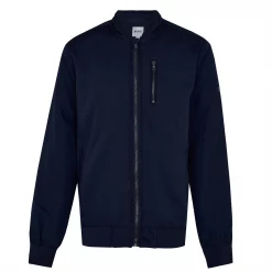 Boss Boys Blue hooded puffer jacket