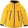 Boss Boys Yellow hooded down jacket