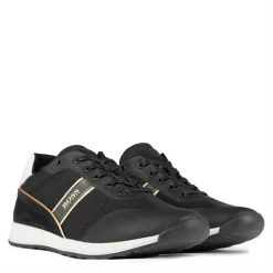 Boss Mixed leather lace-up trainers -Outlet The Lux Evolve Store al906400 xxl a2
