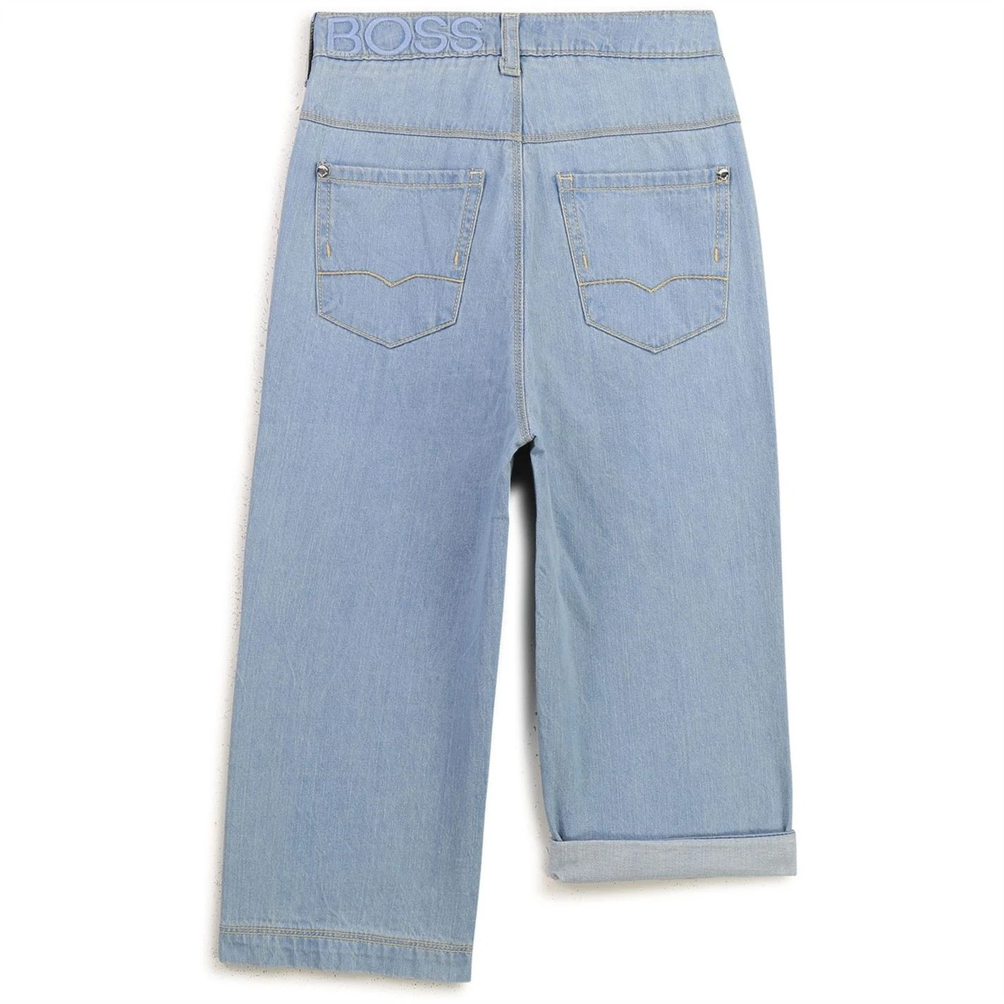 Boss Straight cotton denim jeans 2 Boss Straight cotton denim jeans - Image 2