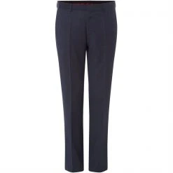 Hugo Genius Cross Hair Pattern Slim Fit Suit Trousers