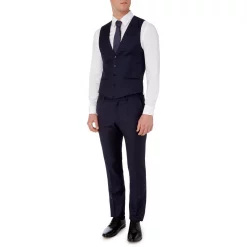 Hugo Vin Slim Check Three-Piece Suit Waistcoat -Outlet The Lux Evolve Store as201800 xxl a3