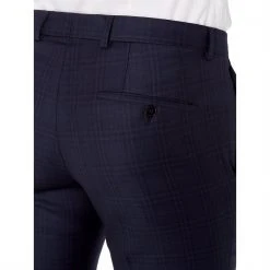 Hugo Getlin Slim Check Three-Piece Suit Trousers -Outlet The Lux Evolve Store as202200 xxl a3