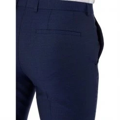 Hugo Hets Extra Slim Textured Two-Piece Suit Trousers -Outlet The Lux Evolve Store as206600 xxl a3