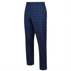 Hugo Slim Fit Navy Check Three Piece Suit Trousers -Outlet The Lux Evolve Store as748800 xxl a11