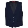 Hugo Slim Fit Navy Texture Suit Waistcoat