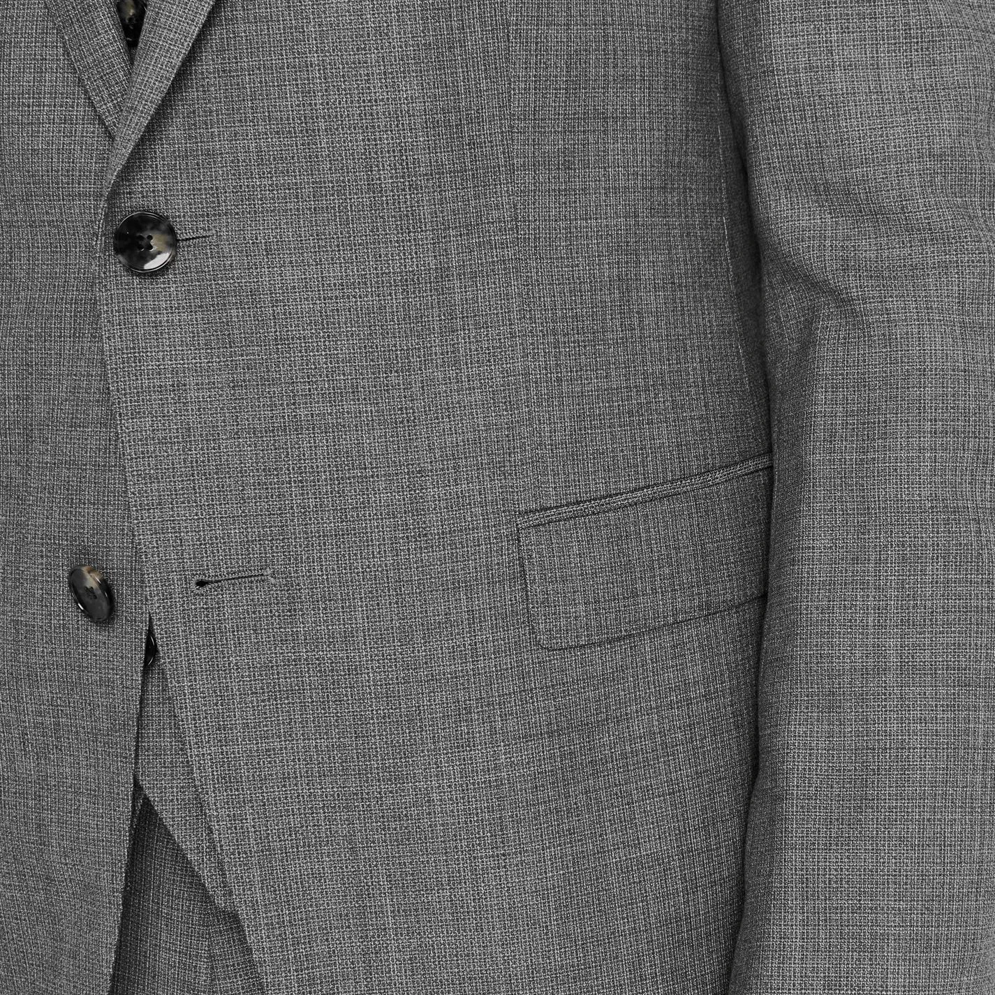 Boss Single Breasted Woven Texture Suit Jacket 5 Boss Single Breasted Woven Texture Suit Jacket - Image 5