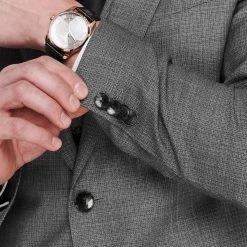 Boss Single Breasted Woven Texture Suit Jacket 18 Boss Single Breasted Woven Texture Suit Jacket -Outlet The Lux Evolve Store as818800 xxl a5