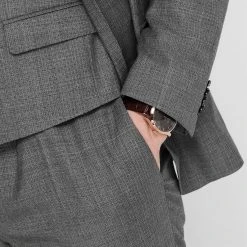 Boss Single Breasted Woven Texture Suit Jacket 20 Boss Single Breasted Woven Texture Suit Jacket -Outlet The Lux Evolve Store as818800 xxl a7